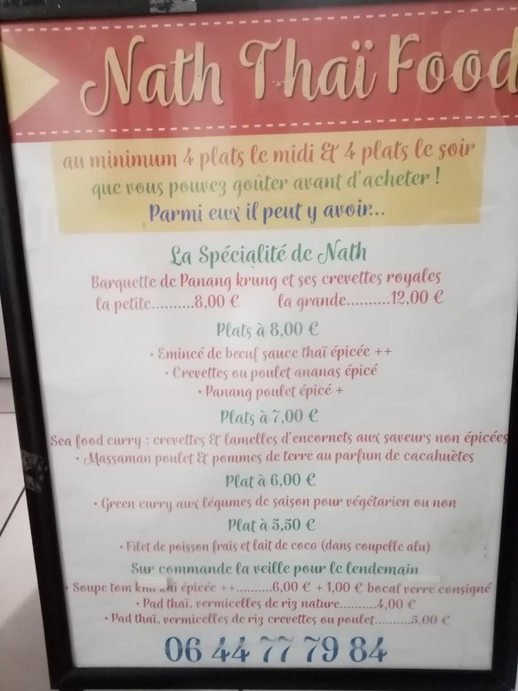 Nath Thai Food - Menu Image 1